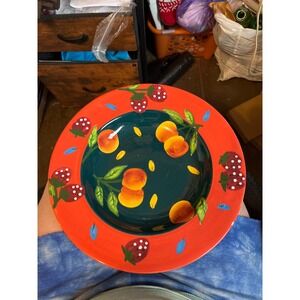 Bella Casa by Ganz Fruit Pasta Serving Bowl 12"